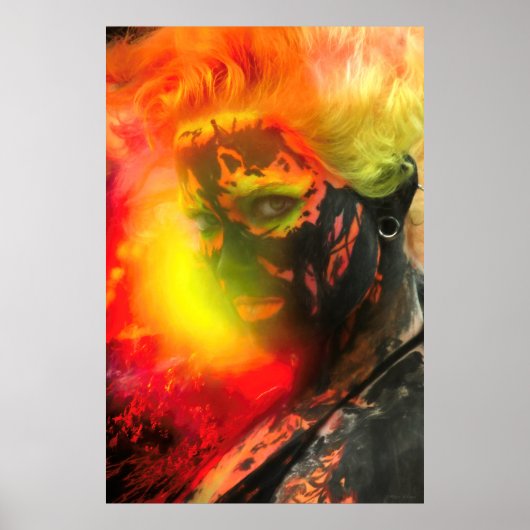 Fire Goddess PELE Poster (Voorkant)