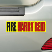 Fire Harry Reid - Anti Harry Reid Bumpersticker (Op auto)