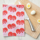 Fire Heart Theedoek (Quarter Fold)