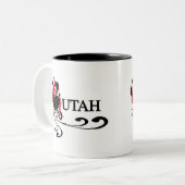 Fire Heart Utah Tweekleurige Koffiemok (Voorkant links)