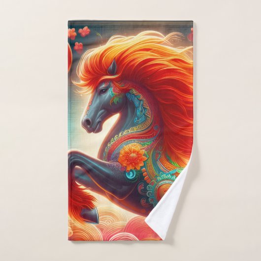 Fire Horse (Serviette à main)