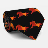 Fire Horse Art Stropdas (Opgerold)
