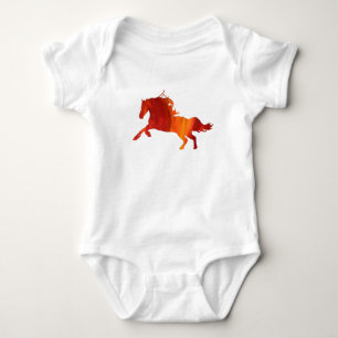 Fire Horse Baby Bodysuit