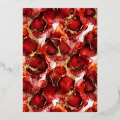 Fire Horse Folie Uitnodiging (Achterkant)