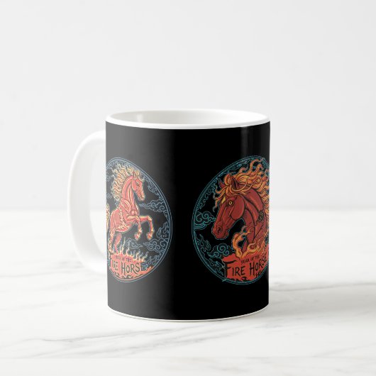 Fire Horse Mug (Devant gauche)