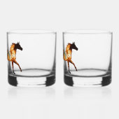 Fire Horse Whiskey Bril Whisky Glas (Links)