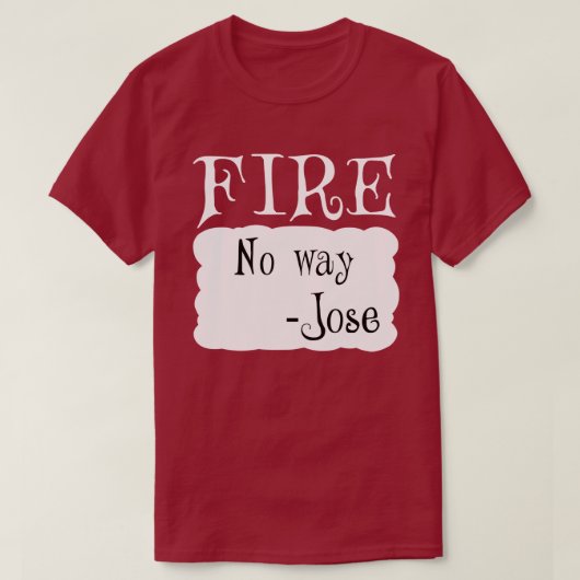 Fire Hot Packet Halloween T-shirt (Design voorkant)