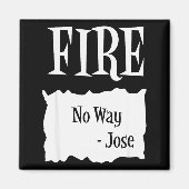 Fire - Hot Packet Halloween Taco Costume Magneet (Voorkant)