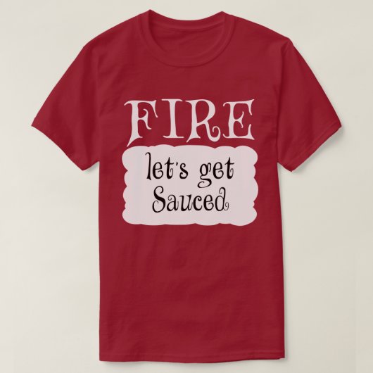 FIRE Hot Packet Halloween Taco Costume T-shirt (Design voorkant)