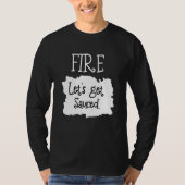 Fire Hot Packet Taco Haal Sauced Halloween T-shirt (Voorkant)