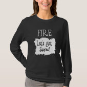 Fire Hot Packet Taco Haal Sauced Halloween T-shirt (Voorkant)
