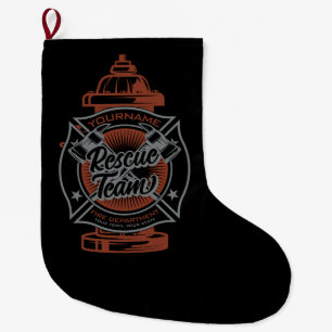 Fire Hydrant ADD NAAM Fire Fighter Rescue Team Grote Kerstsok