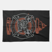 Fire Hydrant ADD NAAM Fire Fighter Rescue Team Theedoek (Horizontaal)