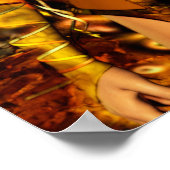 Fire & Ice Science Fiction Fantasy Art Poster (Hoek)