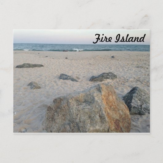 Fire Island Beach Briefkaart (Voorkant)
