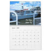 Fire Island et son calendrier de mur clair (Mar 2027)