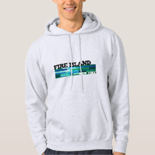 Fire Island groovy blues groene water taxi veerboo Hoodie