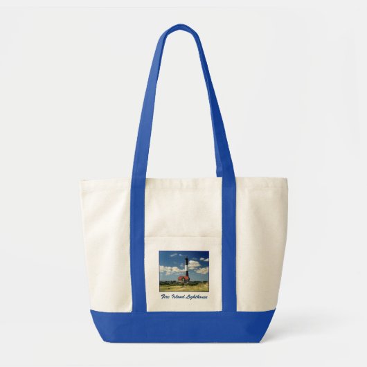 Fire Island Lighthouse Canvas Pocket Canvas tas (Voorkant)