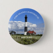 Fire Island Lighthouse, New York Button (Voorkant)