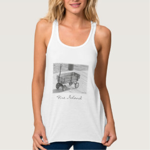 'Fire Island Wagon' Dames Tanktop Met Racerback
