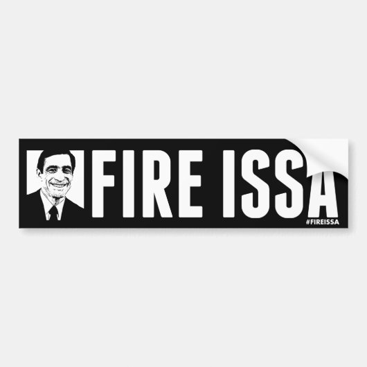 FIRE ISSA BUMPERSTICKER FACE (Voorkant)