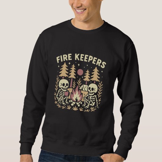 Fire Keepers Skeleton Campfire Trui (Voorkant)