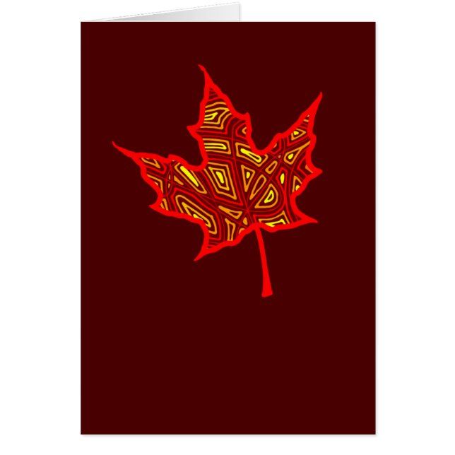 Fire Leaf-kaart (Voorkant)