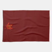 Fire Leaf Kitchen Towel Theedoek (Horizontaal)