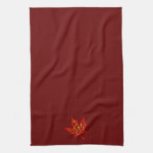 Fire Leaf Kitchen Towel Theedoek (Verticaal)