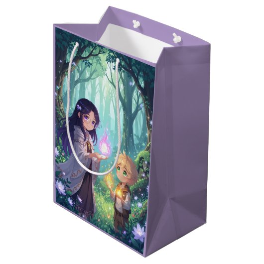 Fire Legend Gift Bag – Kids with Magic Medium Cadeauzakje (Achterkant Gekanteld)