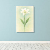 Fire Lily Canvas Afdruk (Insitu (Houten vloer))