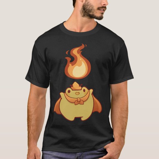 Fire Mage Frog T-shirt (Voorkant)