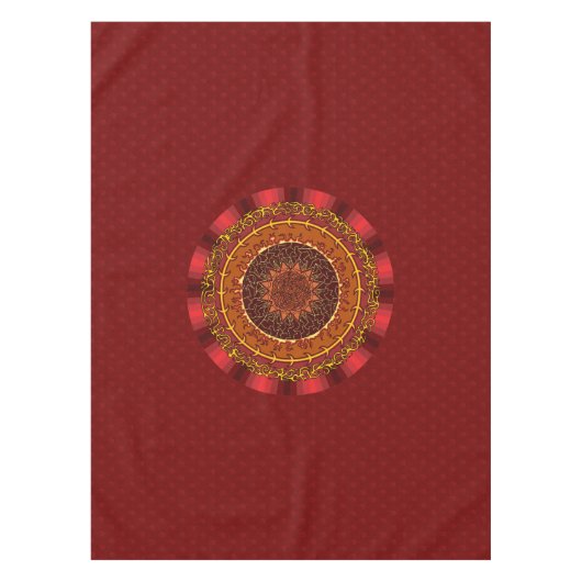 Fire Mandala Tablecloth Tafelkleed (Voorkant)