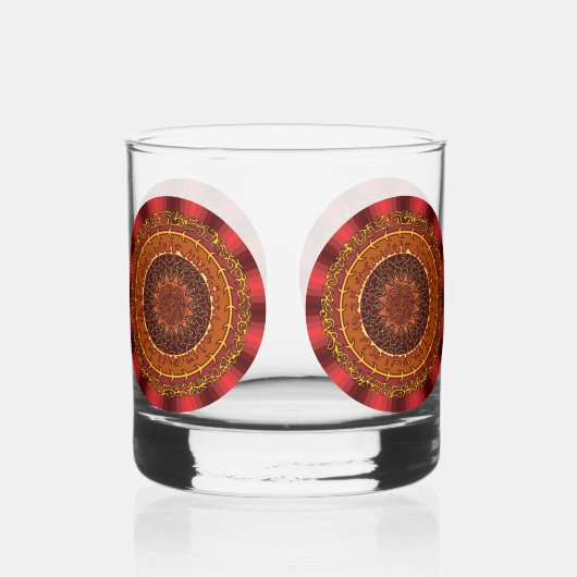 Fire Mandala Whisky Glas (Voorkant)