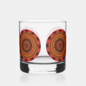 Fire Mandala Whisky Glas (Achterkant)