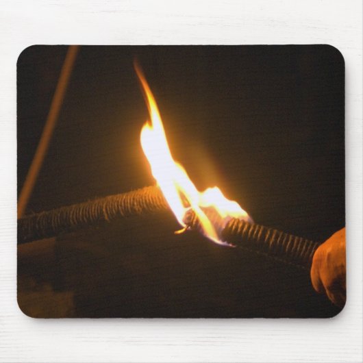 Fire Mousepad Muismat (Voorkant)