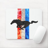 Fire Mustang Red White & Blue Muismat (Met muis)