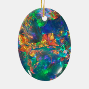 Fire Opal Keramisch Ornament