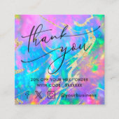 fire opal merci carte de réduction (Devant)