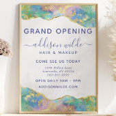 Fire Opal Modern Rainbow Gemstone Business Flyer