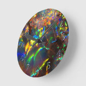 Fire Opal Ronde Klok (Hoek)