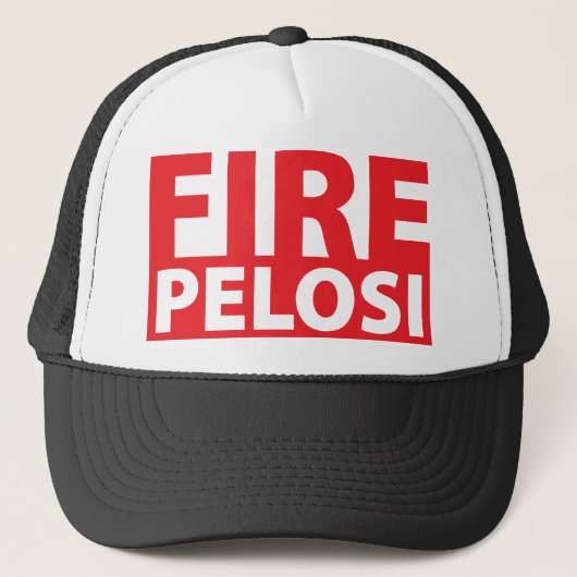 Fire Pelosi Trucker Pet (Voorkant)