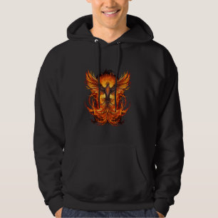 Fire Phoenix Bird Reborn Verjonging Phoenix Mythe Hoodie