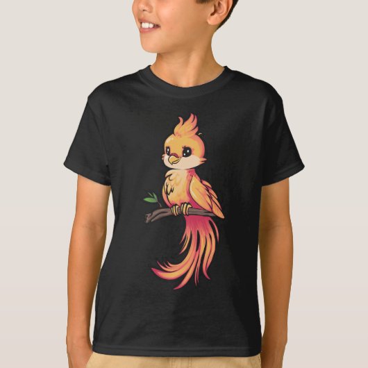 Fire Phoenix - Fantasy T-shirt (Voorkant)