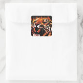 Fire Power Tiger Sticker (Tas)