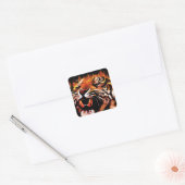 Fire Power Tiger Sticker (Envelop)