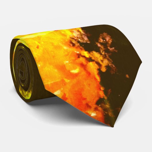 Fire Print stropdas (Opgerold)