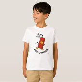Fire Quacker Funny Fireworks Pun T-shirt (Voorkant volledig)