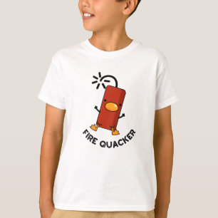 Fire Quacker Funny Fireworks Pun T-shirt