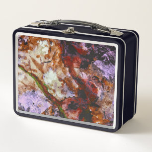 Fire Quartz Crystal Geode Marble Abstract